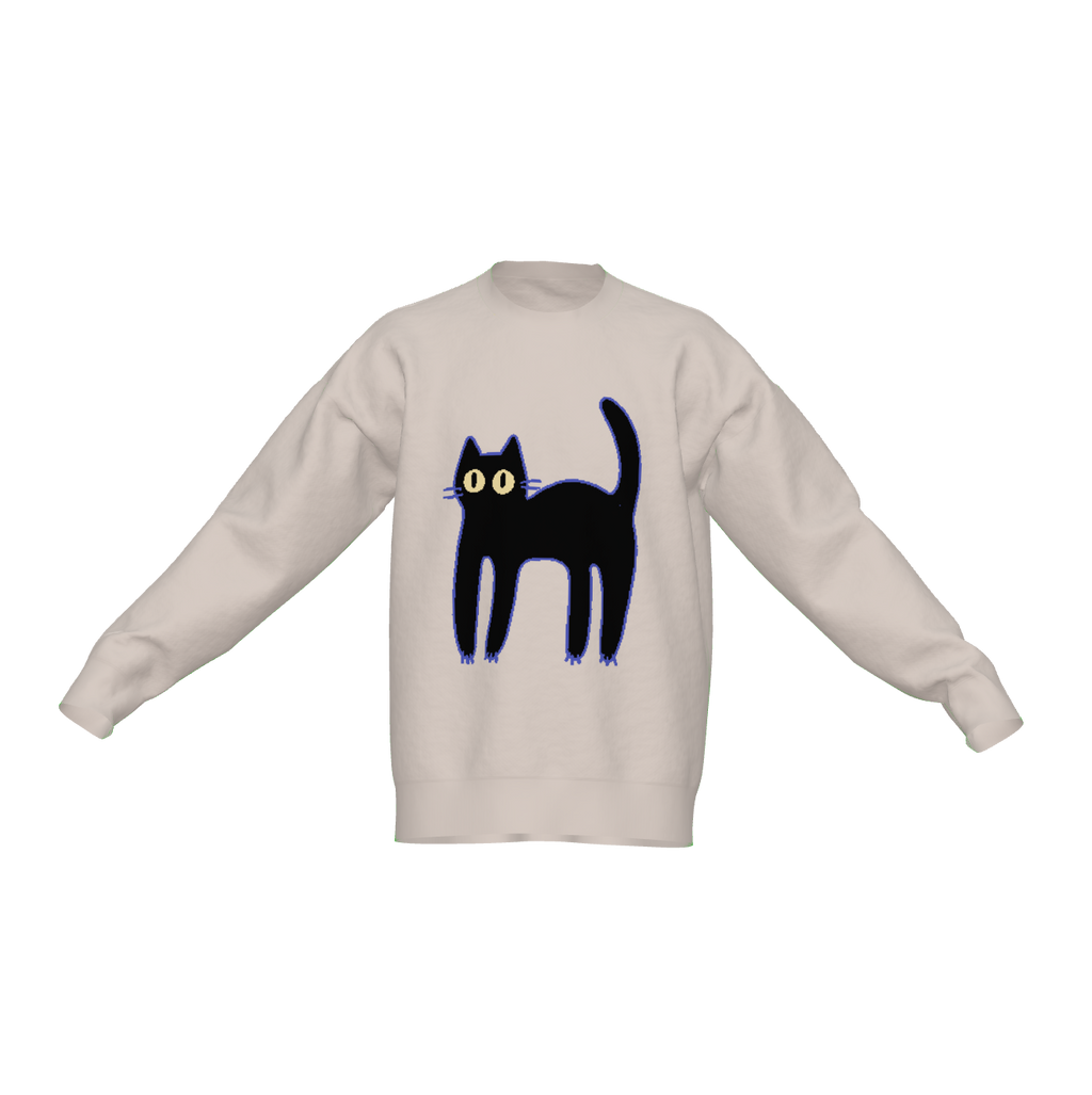 Scaredy Cat Crewneck Pullover