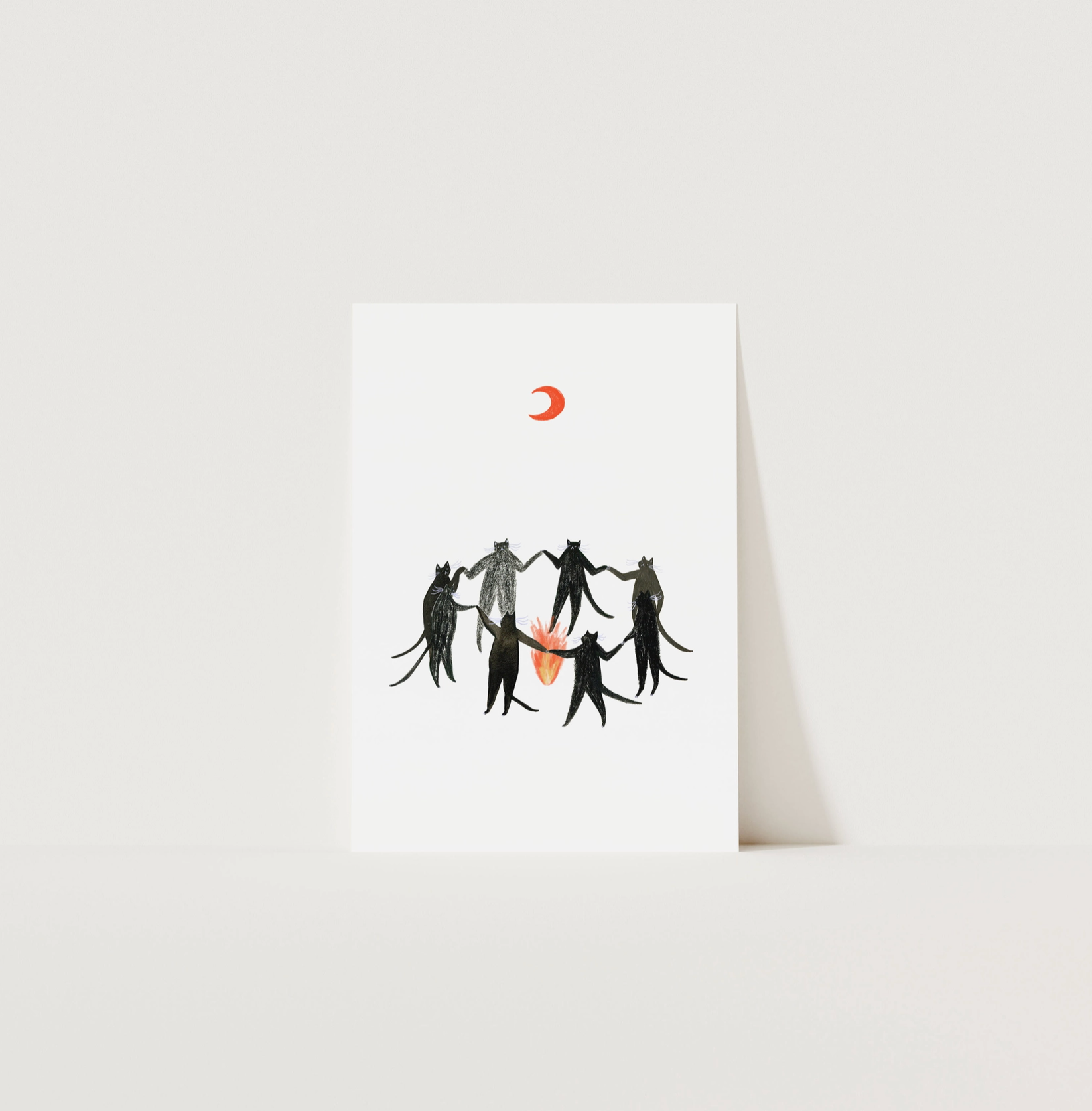 Mystic Cats Art Print