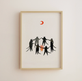 Mystic Cats Art Print
